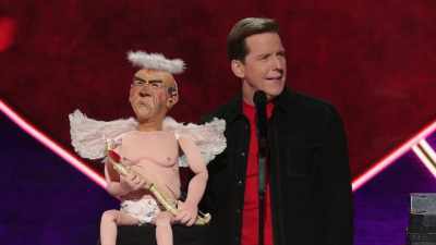 - From the rear.
- No. - Jeff Dunham:  I'm With Cupid