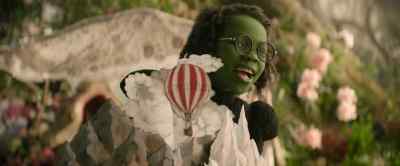 From the sky. In a balloon. See? - Wicked