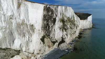 From the white chalk cliffs of Dover, - Europe From Above
