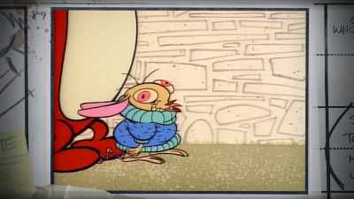 From this, I kept drawing him - Happy Happy Joy Joy: The Ren & Stimpy Story