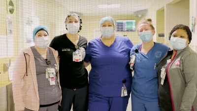 Frontline workers were thanking - Thank You Dr. Fauci