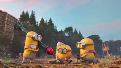 [frustrated gibberish] - Illumination Presents: Minions Holiday Special