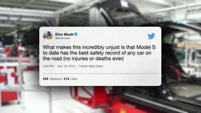 Frustrated the bad
press won't go away. - The Elon Musk Show