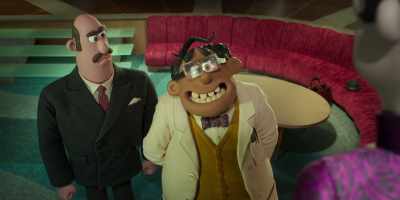 [Fry chuckles nervously] - Chicken Run: Dawn of the Nugget