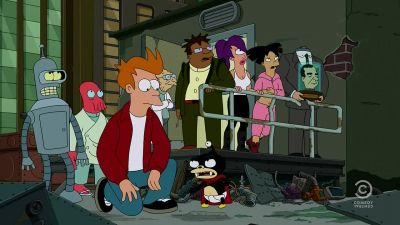 Fry, you have once more done
my people a great service. - Futurama