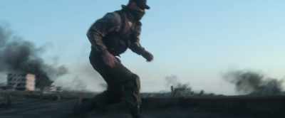 -Fuck!
-[rapid gunfire] - Outside the Wire