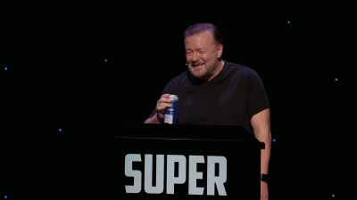 Fucking hell, have I got anything
for this fucking special? - Ricky Gervais: SuperNature