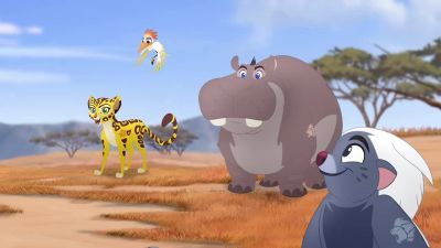 Fuli, Beshte! Stop those buffaloes! - The Lion Guard