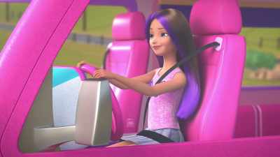Full access to wheels,
I can do whatever I want. - Barbie: A Touch of Magic