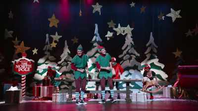 Full of joy,
like elves should be-- - A Christmas Spark