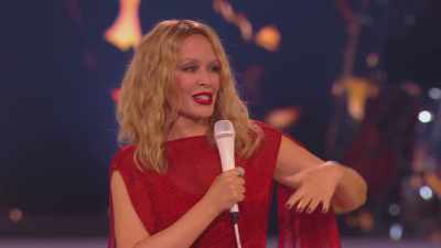 Full stop, but especially because
I was supposed to perform there - An Audience With Kylie