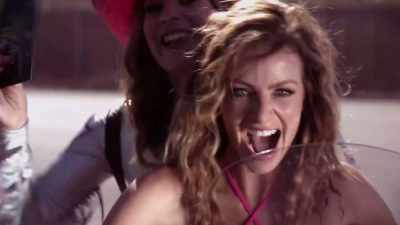 (funky music) - Barbie & Kendra Crash Joe Bob's Drive-In Jamboree!