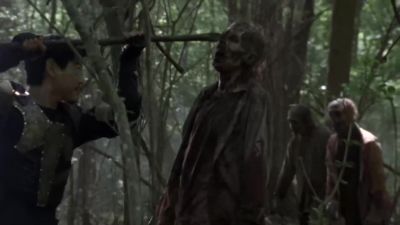 Funky walk, check. - The Walking Dead