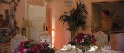 Funny, is it yours? Can you tell me again
exactly what you do around here? - Palm Royale