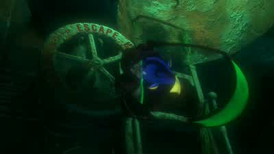 Funny It's spelled just like escape - Finding Nemo