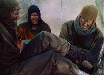 Funny, used to have
what they call a good leg for a boot. - Scott of the Antarctic