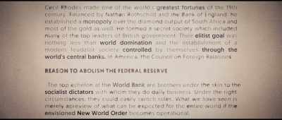 G. Edward Griffin's
600-page book - The Anarchists