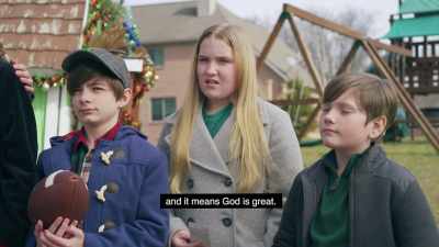 (Gabriela speaks in foreign
language) - Miracle on Christmas