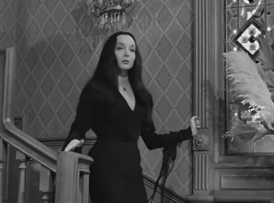 Gad, she's Iovely.
How could I Iive without her? - The Addams Family