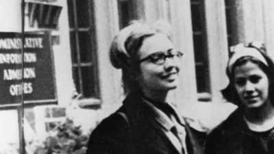 [Gail Sheehy]
She would do rallies - First Ladies