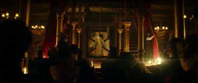 [Gallows door opens,
neck snaps, audience gasps] - The Limehouse Golem