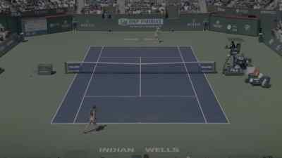 Game and first set. Sakkari. - Break Point