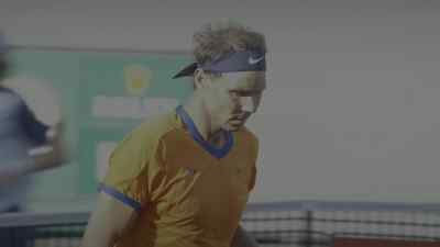 Game. Nadal. Second set. Tie break. - Break Point
