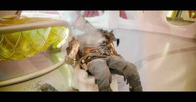 GAMORA: (ON COMMS) Outpost?
This is Gamora, you there? - Guardians of the Galaxy Vol. 3