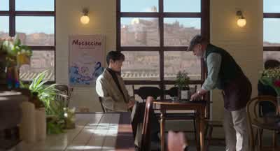 - 감사합니다 - 천만에요 혼자예요? - Can This Love Be Translated?