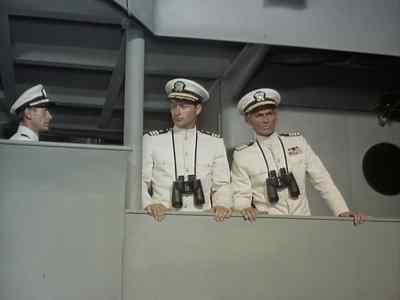 Gangway's clear.
Handlers are ready to cast off. - Away All Boats
