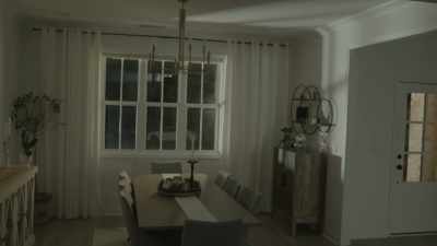 (garage door whirring)
(car approaching) - The Neighbors Are Watching