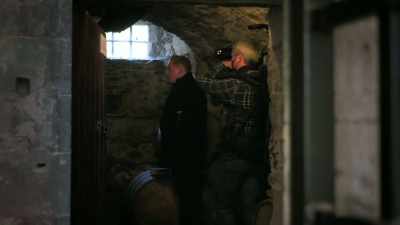 Gary got up to go
and get a cup of tea, - Spooked Scotland