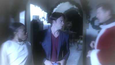 Gary and Liam went looking
for the circuit breaker, - The Case of the Christmas Diamond
