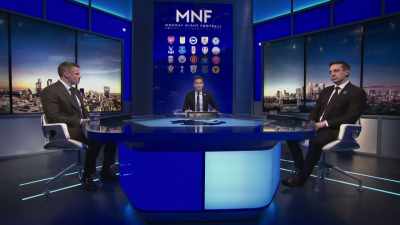 Gary Neville and Jamie Carragher
are here tonight - Super Greed: The Fight for Football