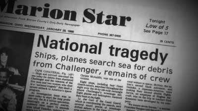 GARY:
When the Space Shuttle
Challenger broke apart, - Beyond Oak Island