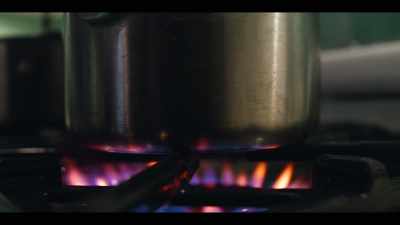 [Gas stove clicks] - Leopard Skin
