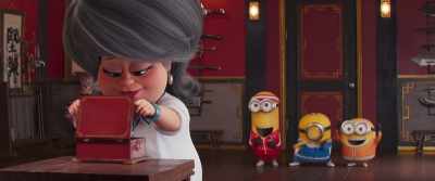 [gasping, cheering] - Minions: The Rise of Gru