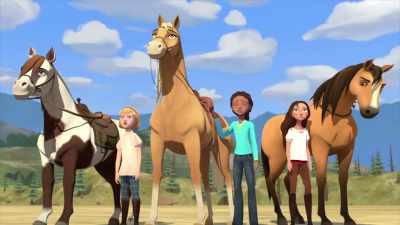 -[gasping]
-[Pru grunts] - Spirit: Riding Free