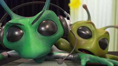 [gasping] - Alien TV