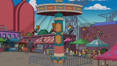 (gasping, screaming) - The Simpsons