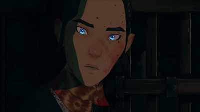 -[gasps]
-[all screaming] - BLUE EYE SAMURAI
