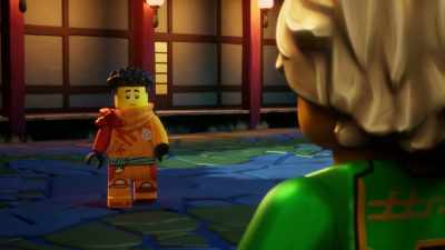 [gasps] Arin?
Why are you awake? - LEGO Ninjago: Dragons Rising