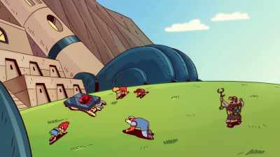 -[gasps]
-[cackling] - ThunderCats Roar