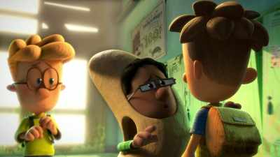 - [gasps]
Don't let them gunt you down! - Big Nate