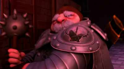-[gasps]
-[Galahad grunting] - Wizards: Tales of Arcadia