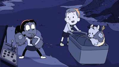 [gasps, grunting] - Hilda