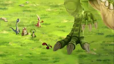 (gasps)
I know how to get his attention. - Gigantosaurus