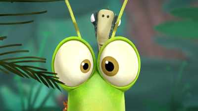 (gasps)
It is a real bug! - Gigantosaurus
