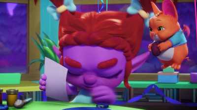 [gasps] It's beautiful! Like me! - Super Monsters: The New Class