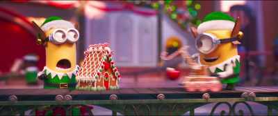 (GASPS)
(LAUGHING) - Santa's Little Helpers